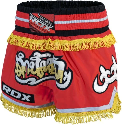 RDX SPORTS RDX R4 RED FIRE MUAY THAI SHORTS 1 RDX SPORTS RDX R4 RED FIRE MUAY THAI SHORTS