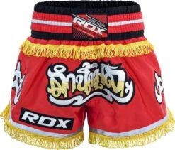 RDX SPORTS RDX R4 RED FIRE MUAY THAI SHORTS 13 RDX SPORTS RDX R4 RED FIRE MUAY THAI SHORTS -Martial Arts Equipment rdx fire muay thai satin shorts 185