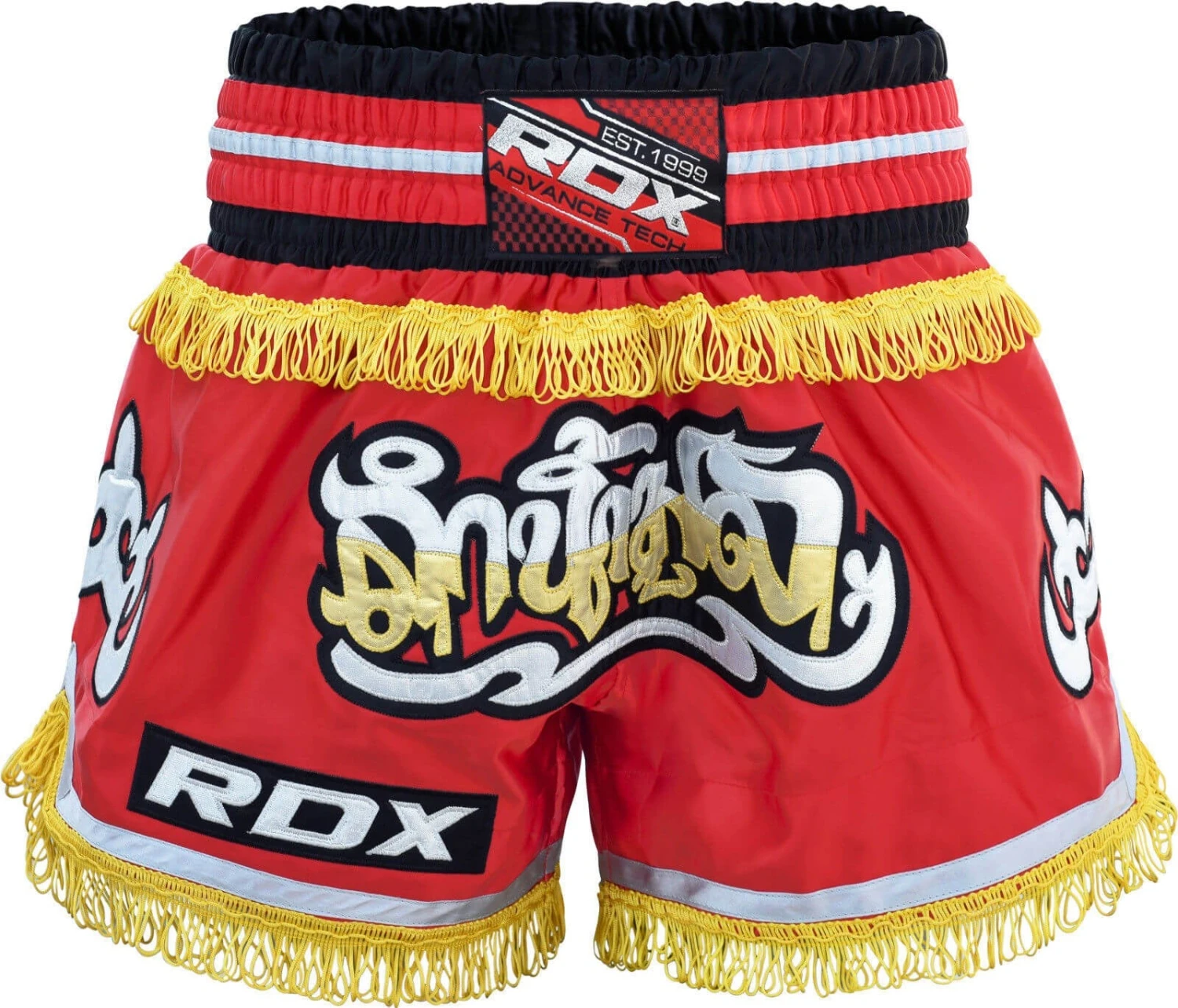 RDX SPORTS RDX R4 RED FIRE MUAY THAI SHORTS 5 RDX SPORTS RDX R4 RED FIRE MUAY THAI SHORTS - Image 5
