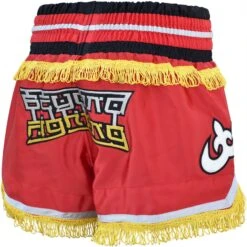 RDX SPORTS RDX R4 RED FIRE MUAY THAI SHORTS 15 RDX SPORTS RDX R4 RED FIRE MUAY THAI SHORTS -Martial Arts Equipment rdx fire muay thai satin shorts 187