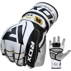 RDX SPORTS RDX F3 GEL LEATHER MMA GLOVES