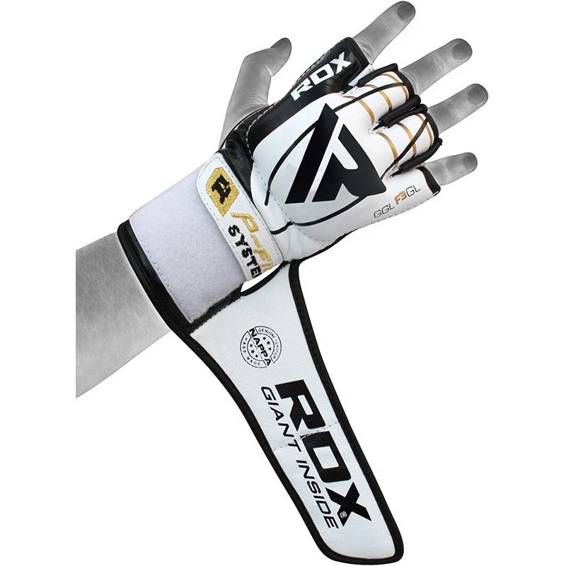 RDX SPORTS RDX F3 GEL LEATHER MMA GLOVES 6 RDX SPORTS RDX F3 GEL LEATHER MMA GLOVES - Image 6