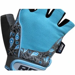 RDX SPORTS RDX S6 LADIES BLUE GYM GLOVES -Martial Arts Equipment rdx ladies gym workout amara weight lifting gloves 325