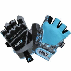 RDX SPORTS RDX S6 LADIES BLUE GYM GLOVES -Martial Arts Equipment rdx ladies gym workout amara weight lifting gloves 328