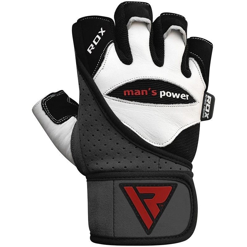 RDX SPORTS RDX L1 LEATHER GYM GLOVES 4 RDX SPORTS RDX L1 LEATHER GYM GLOVES - Image 4