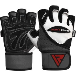 RDX SPORTS RDX L1 LEATHER GYM GLOVES 12 RDX SPORTS RDX L1 LEATHER GYM GLOVES -Martial Arts Equipment rdx leather bodybuilding gym weight lifting gloves 358