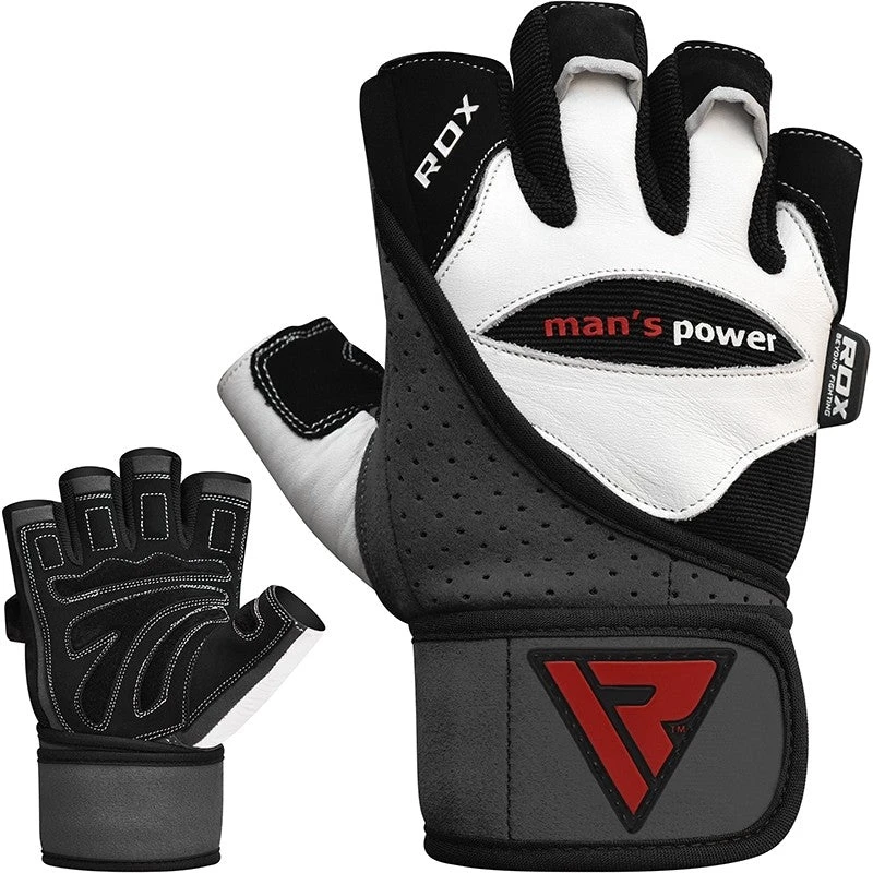 RDX SPORTS RDX L1 LEATHER GYM GLOVES 8 RDX SPORTS RDX L1 LEATHER GYM GLOVES - Image 8