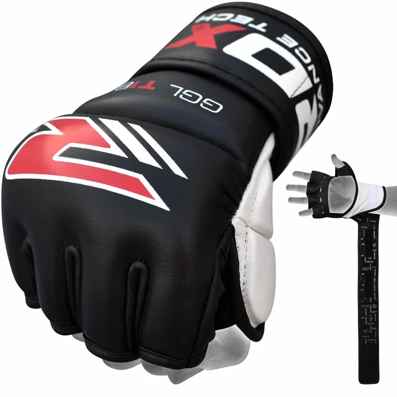 RDX SPORTS RDX T1 LEATHER MMA GLOVES 1 RDX SPORTS RDX T1 LEATHER MMA GLOVES