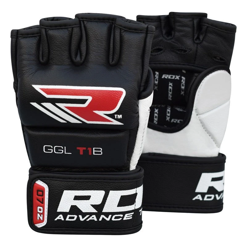 RDX SPORTS RDX T1 LEATHER MMA GLOVES 2 RDX SPORTS RDX T1 LEATHER MMA GLOVES - Image 2