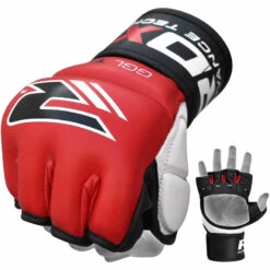 RDX SPORTS RDX T1 LEATHER MMA GLOVES 20 RDX SPORTS RDX T1 LEATHER MMA GLOVES -Martial Arts Equipment rdx leather mma gel training grappling gloves 207