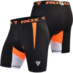 RDX SPORTS RDX X3 THERMAL SPATS SHORTS -Martial Arts Equipment rdx mma thermal compression shorts base layer 86