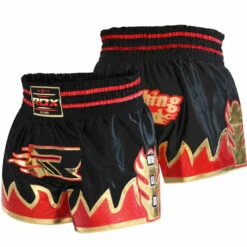 RDX SPORTS RDX R2 ULTRA CRIMSON SATIN MUAY THAI SHORTS