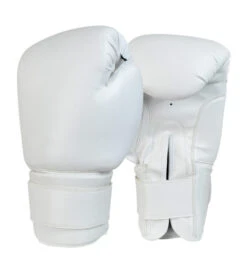 Combat Corner Recruit No Logo Boxing Gloves White