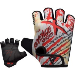 RDX SPORTS RDX F7 RED REVENGE X GYM GLOVES -Martial Arts Equipment revenge x weight lifting gloves 292