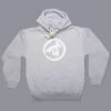 Scramble Brush Logo Hoodie - Grey