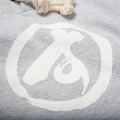Scramble Brush Logo Hoodie - Grey -Martial Arts Equipment sc hd 008 1120