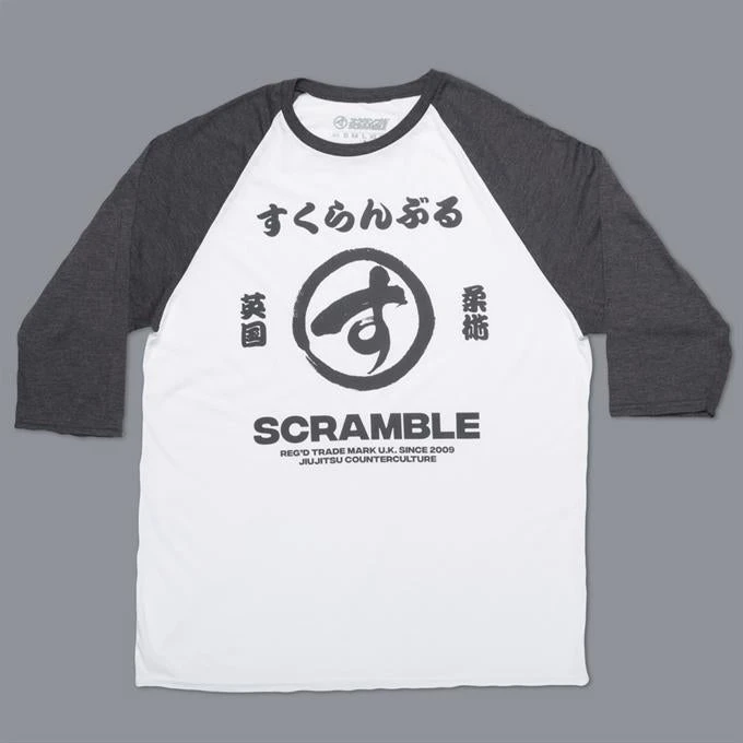 Scramble Brush Logo T-Shirt - Raglan 1 Scramble Brush Logo T-Shirt - Raglan