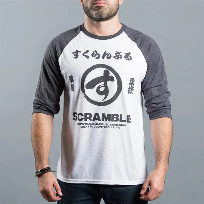 Scramble Brush Logo T-Shirt - Raglan 2 Scramble Brush Logo T-Shirt - Raglan - Image 2