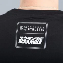 Scramble X 100 Athletic T-Shirt – Black -Martial Arts Equipment sc ts 028 1255