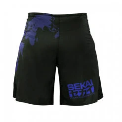 Fuji Sekai 2.0 IBJJF Fight Shorts -Martial Arts Equipment sekai 2.0 ibjjf grappling shorts blue 4