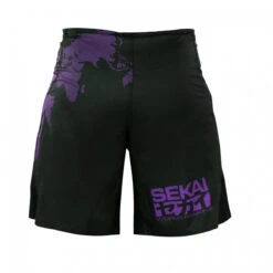 Fuji Sekai 2.0 IBJJF Fight Shorts -Martial Arts Equipment sekai 2.0 ibjjf grappling shorts purple 2