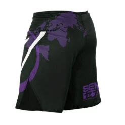 Fuji Sekai 2.0 IBJJF Fight Shorts -Martial Arts Equipment sekai 2.0 ibjjf grappling shorts purple 3