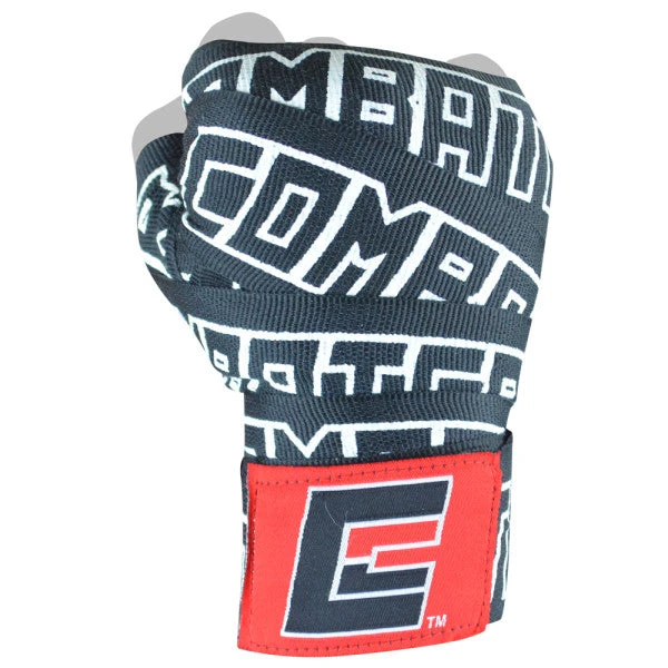 Combat Corner Supreme 200″ Hand Wraps Black 2 Combat Corner Supreme 200″ Hand Wraps Black - Image 2