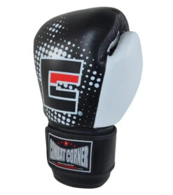 Combat Corner Supreme Thai Boxing Gloves Black -Martial Arts Equipment supreme thai boxing gloves black 131