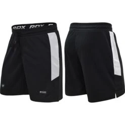 RDX SPORTS RDX T15 NERO TRAINING BLACK/WHITE SHORTS 9 RDX SPORTS RDX T15 NERO TRAINING BLACK/WHITE SHORTS -Martial Arts Equipment t15 black white nero training shorts 5