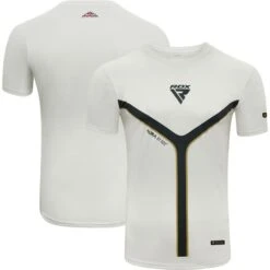 RDX SPORTS RDX T17 AURA SHORT SLEEVE WHITE T-SHIRT