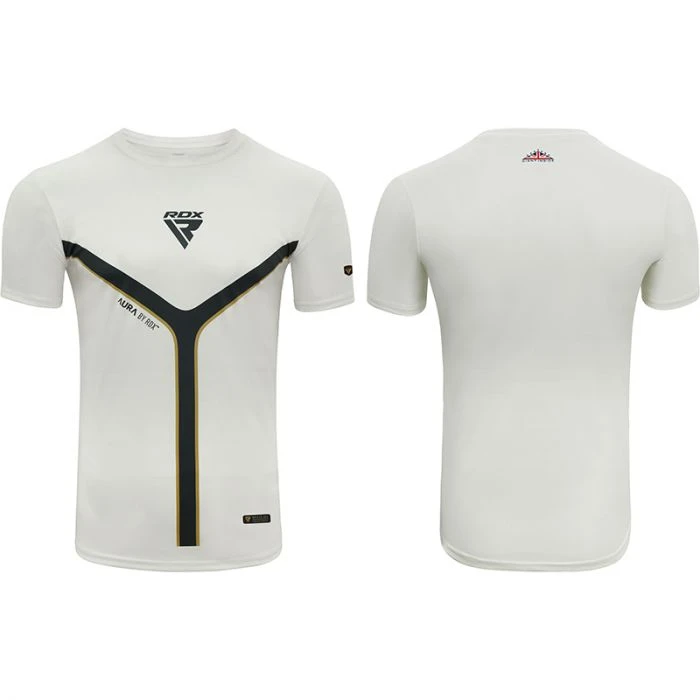 RDX SPORTS RDX T17 AURA SHORT SLEEVE WHITE T-SHIRT 5 RDX SPORTS RDX T17 AURA SHORT SLEEVE WHITE T-SHIRT - Image 5