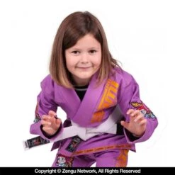 Tatami X Meerkatsu Animal Kids Jiu Jitsu Gi - Purple