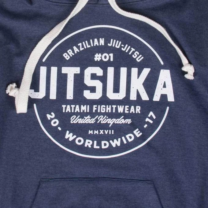 Tatami Jitsuka Hoodie - Dark/Blue 2 Tatami Jitsuka Hoodie - Dark/Blue - Image 2