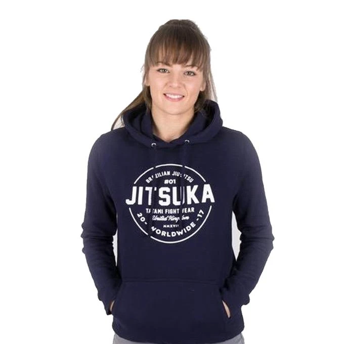 Tatami Jitsuka Women's Hoodie - Indigo Blue 2 Tatami Jitsuka Women's Hoodie - Indigo Blue - Image 2