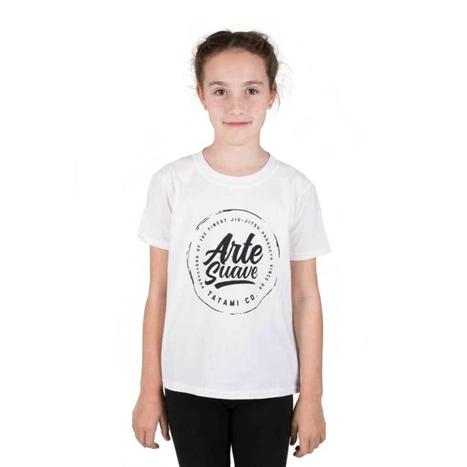 Tatami Arte Suave Children's T-Shirt - White 1 Tatami Arte Suave Children's T-Shirt - White