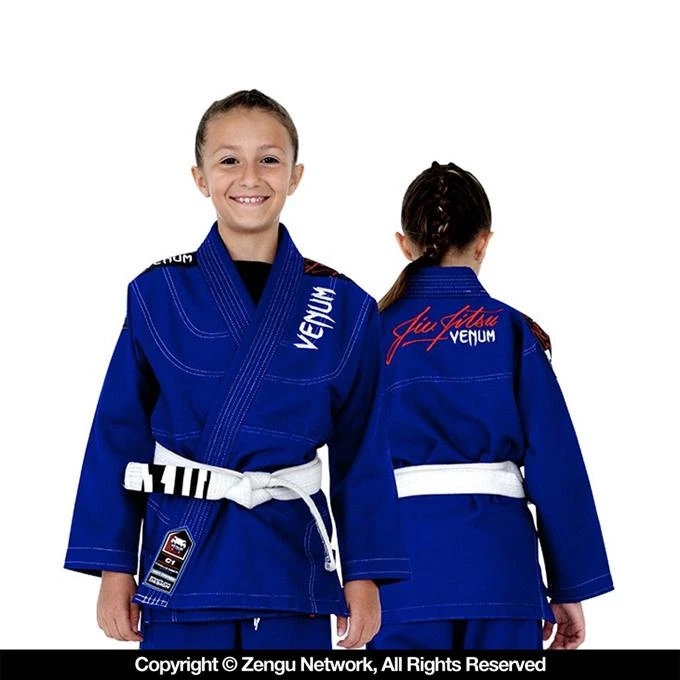 Venum Challenger 2.0 Children's Blue Jiu Jitsu Gi 1 Venum Challenger 2.0 Children's Blue Jiu Jitsu Gi