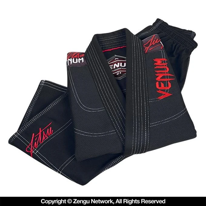 Venum Challenger 2.0 Children's Black Jiu Jitsu Gi 2 Venum Challenger 2.0 Children's Black Jiu Jitsu Gi - Image 2