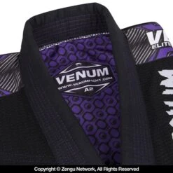 Venum Elite Black Jiu Jitsu Gi -Martial Arts Equipment un jj 7221.html 465
