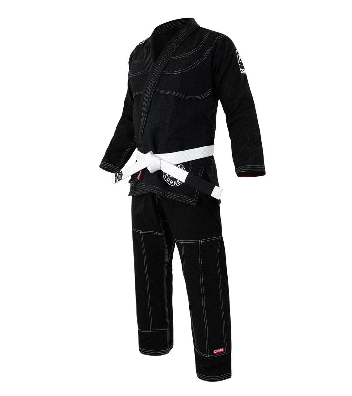 Combat Corner BJJ GI - Black V6 - FREE WHITE BELT 2 Combat Corner BJJ GI - Black V6 - FREE WHITE BELT - Image 2