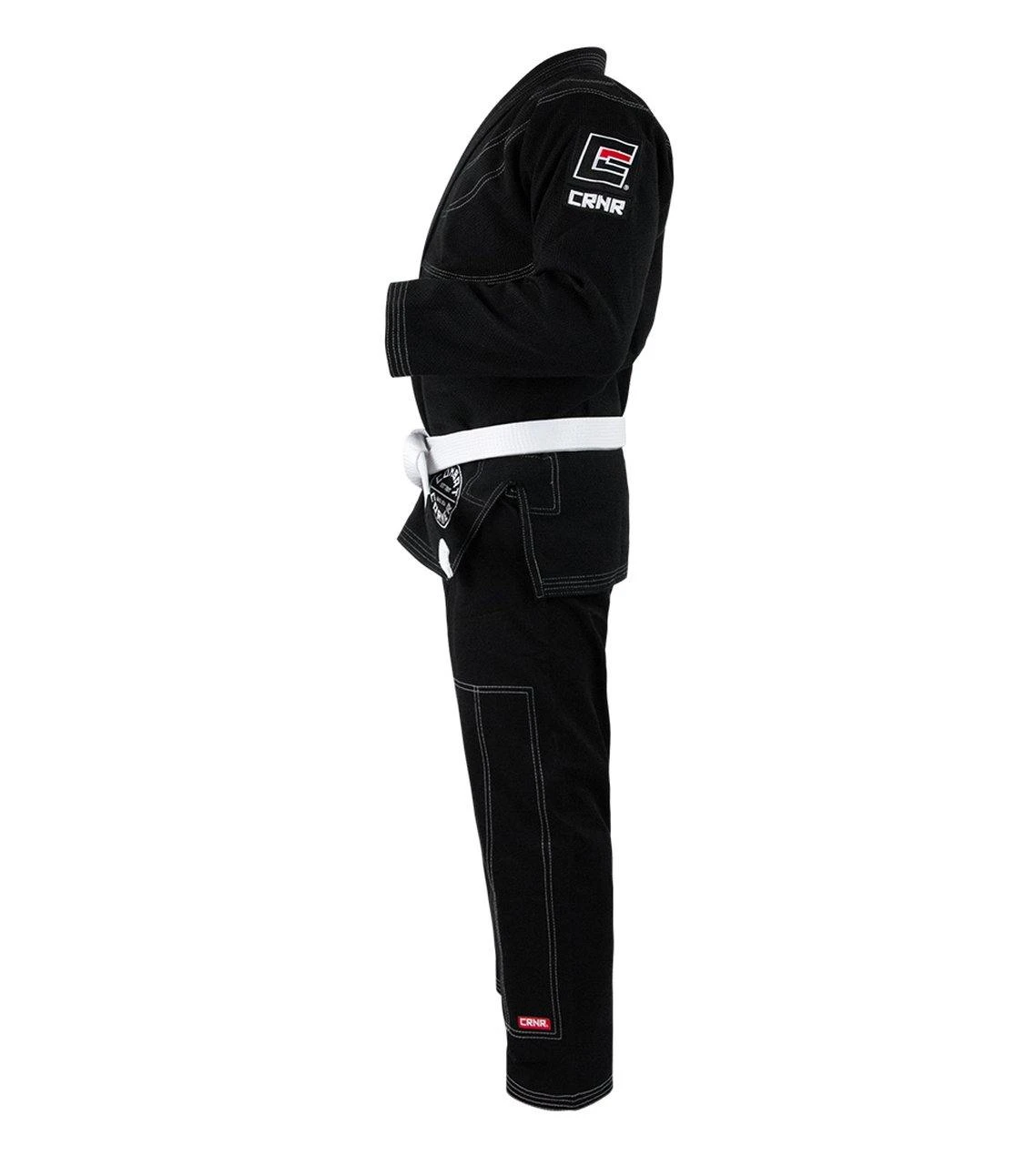 Combat Corner BJJ GI - Black V6 - FREE WHITE BELT 6 Combat Corner BJJ GI - Black V6 - FREE WHITE BELT - Image 6
