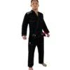Combat Corner BJJ GI - Black V6 - FREE WHITE BELT