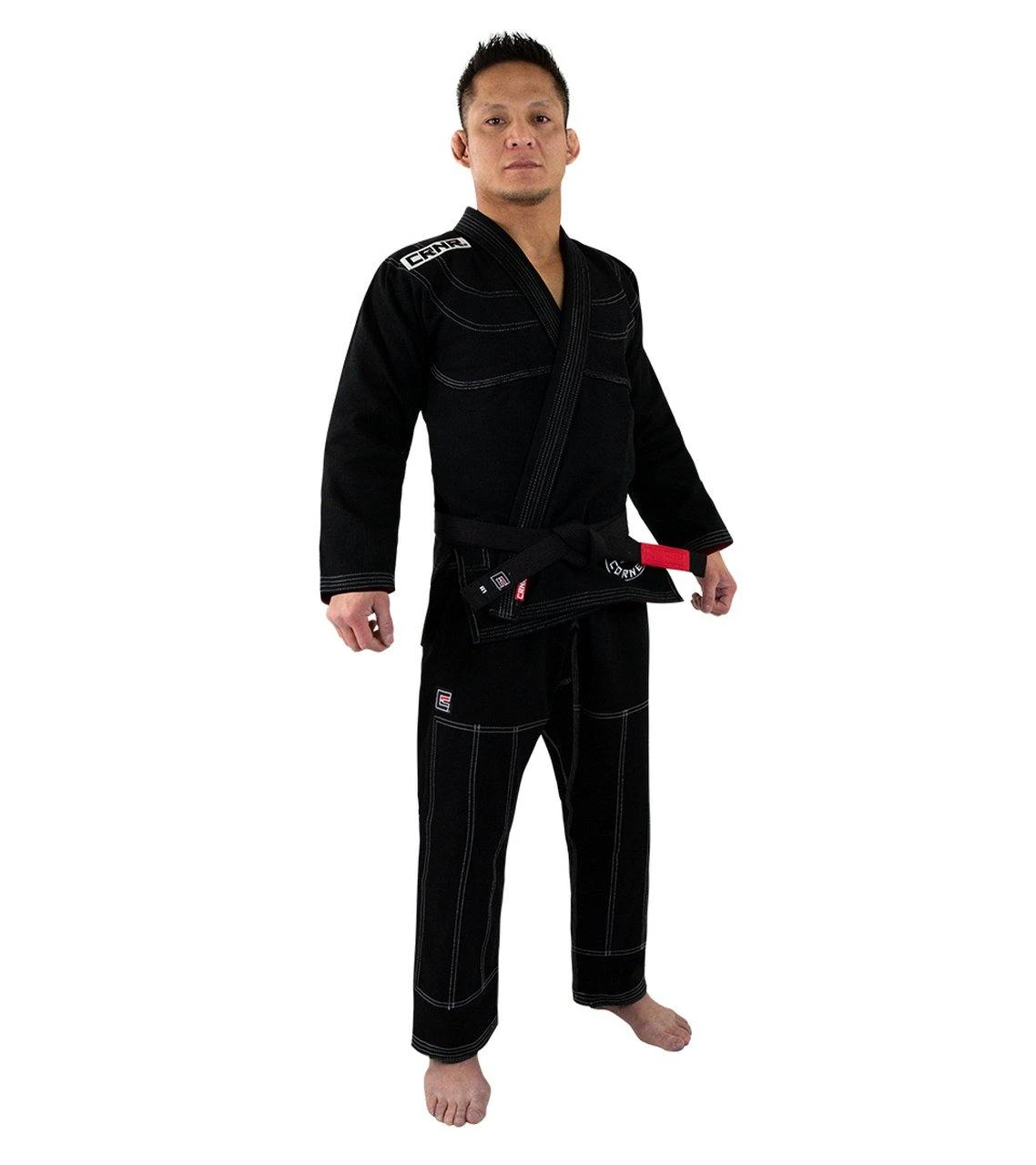 Combat Corner BJJ GI - Black V6 - FREE WHITE BELT 1 Combat Corner BJJ GI - Black V6 - FREE WHITE BELT