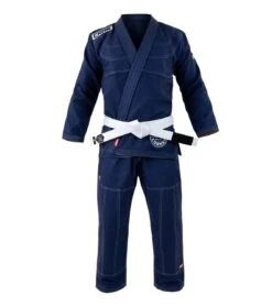 Combat Corner BJJ GI - Navy Blue V6 - FREE WHITE BELT -Martial Arts Equipment v6 BJJ GI NAVY BLUE FRONT 94671.1580410535