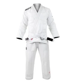 Combat Corner BJJ GI - White V6 - FREE WHITE BELT -Martial Arts Equipment v6 BJJ GI WHITE FRONT 00434.1580412274