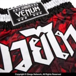 Venum Tecmo Muay Thai Shorts - Red -Martial Arts Equipment vn sh 031 568
