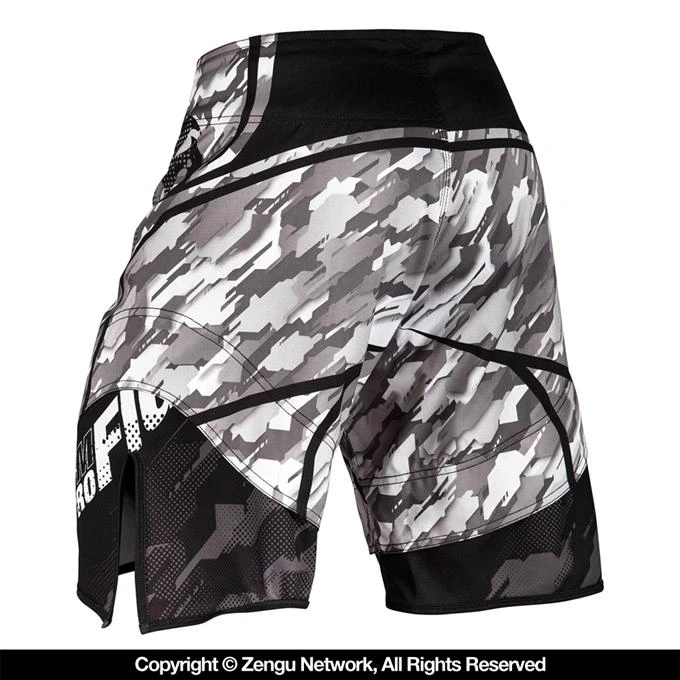Venum Tecmo Grappling Shorts - Black/Grey 3 Venum Tecmo Grappling Shorts - Black/Grey - Image 3