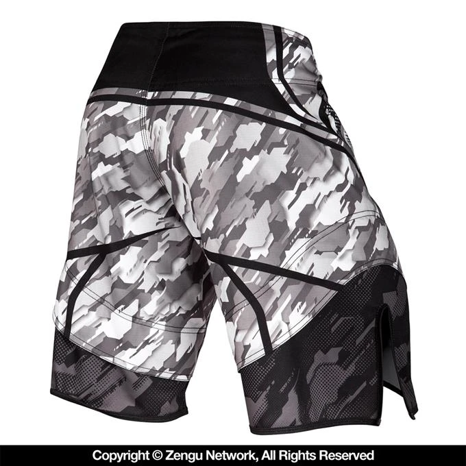Venum Tecmo Grappling Shorts - Black/Grey 4 Venum Tecmo Grappling Shorts - Black/Grey - Image 4