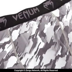Venum Tecmo Vale Tudo Shorts - Black/Grey -Martial Arts Equipment vn sh 035 445