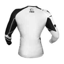 FUJI SPORTS FREESTYLE IBJJF RANKED RASHGUARD LONG SLEEVE -Martial Arts Equipment whitefreestylerankedback
