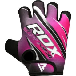 RDX SPORTS RDX F2 WOMEN PINK GYM WORKOUT GLOVES -Martial Arts Equipment women s fitness gym gloves 278